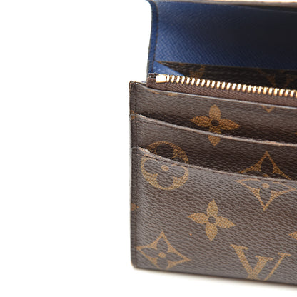 Louis Vuitton Monogram Emilie Wallet Blue 12 of 21