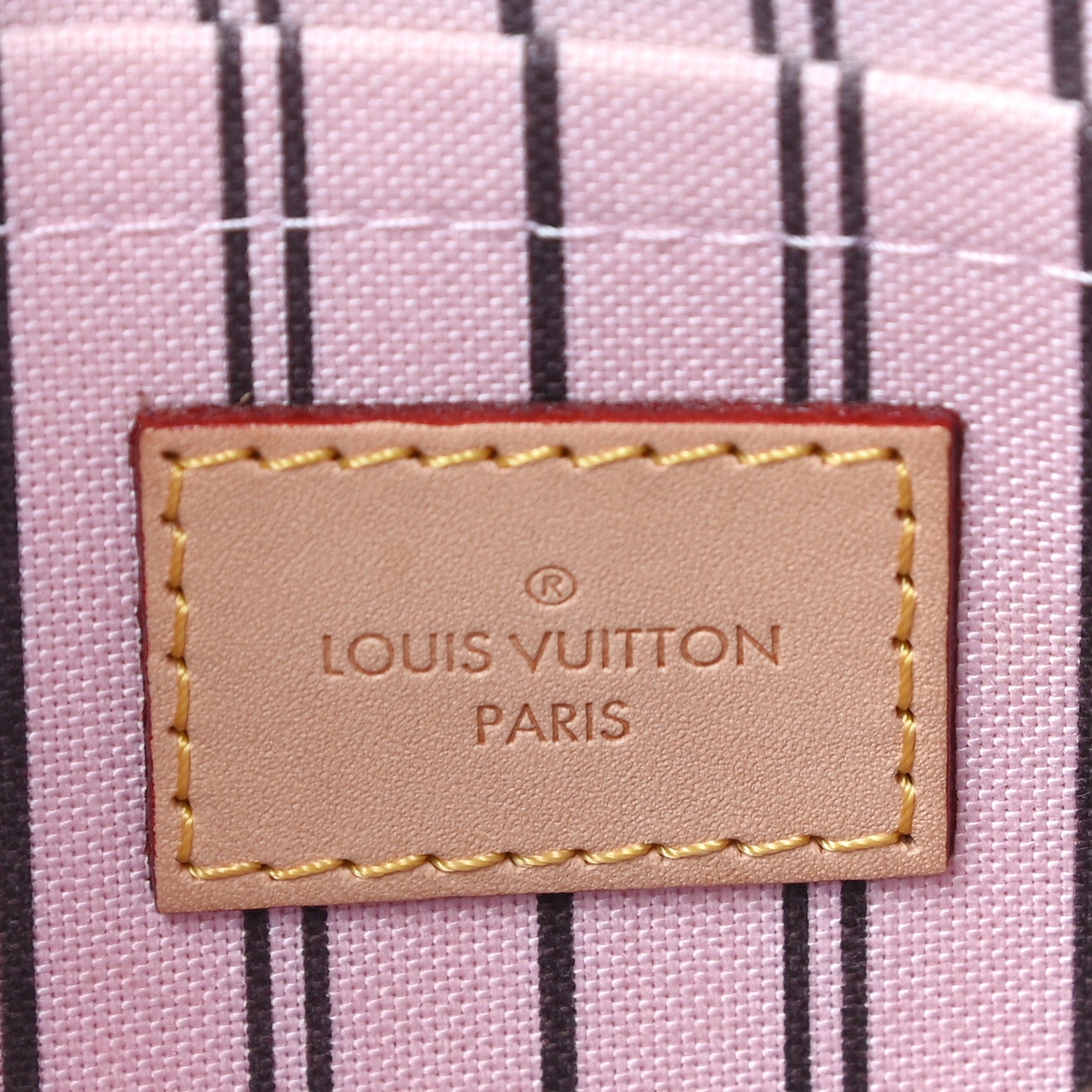 Louis Vuitton Monogram Neverfull MM GM Pochette Rose Ballerine 6 of 11