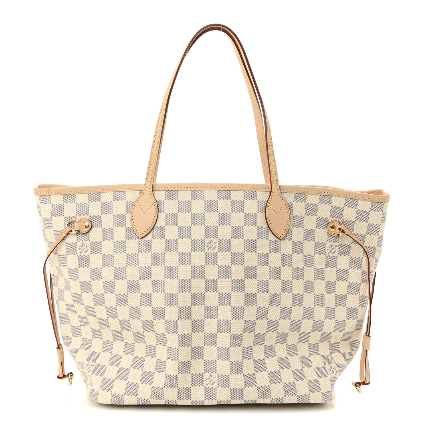 Louis Vuitton Damier Azur Neo Neverfull MM Rose Ballerine 1 of 11