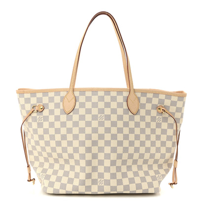 Louis Vuitton Damier Azur Neo Neverfull MM Rose Ballerine 1 of 11
