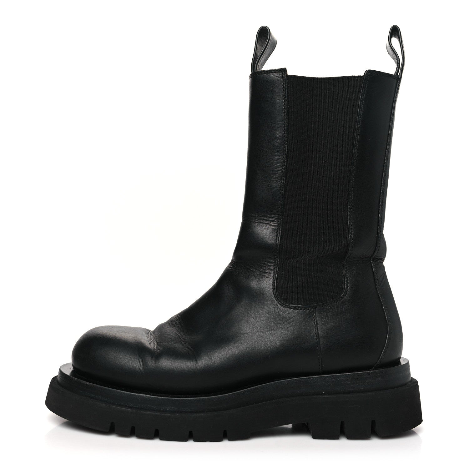 Bottega Veneta Calfskin The Lug Chelsea 55mm Boots 40 Black 1 of 11