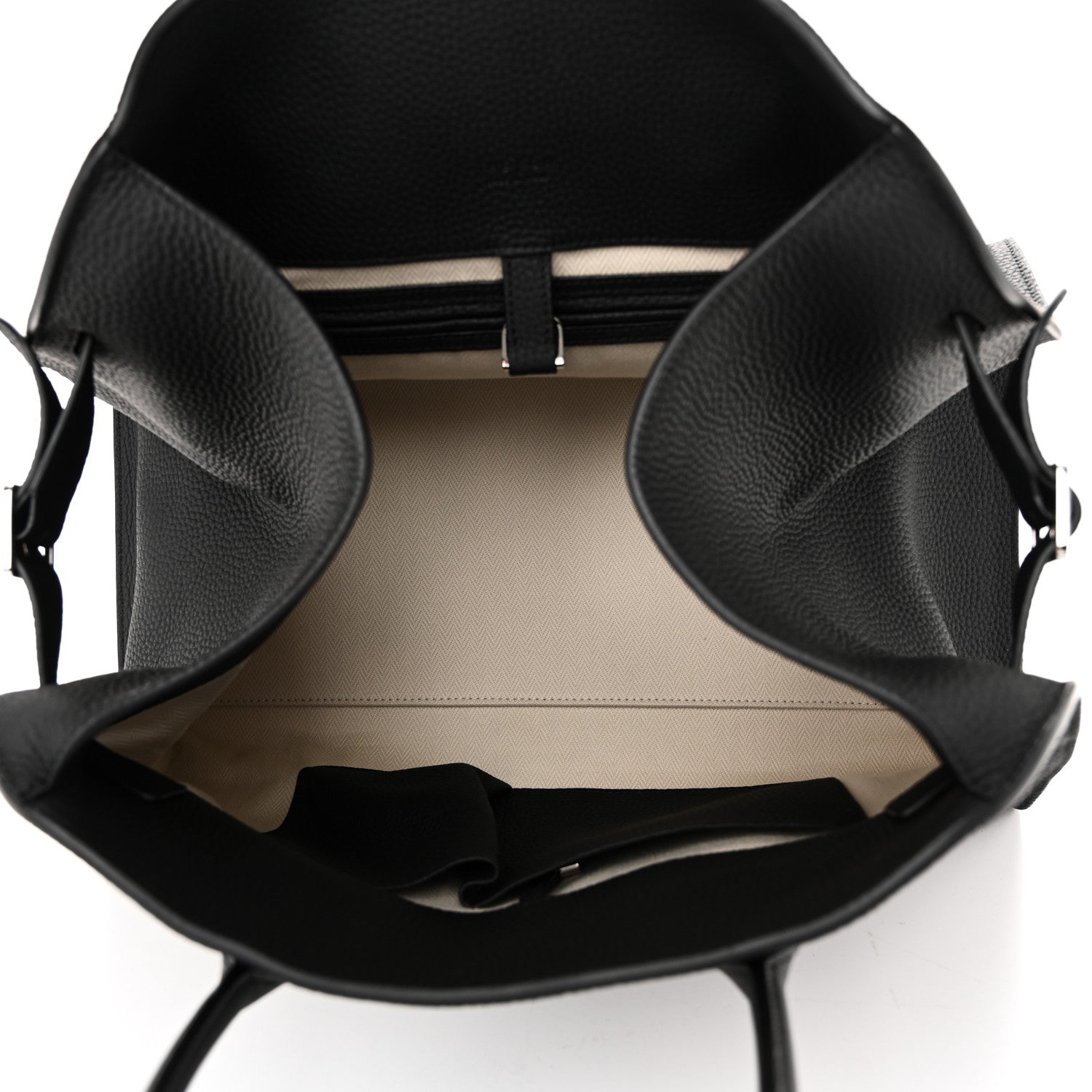 The Row Matte Grained Calfskin Soft Margaux 15 Black 5 of 9