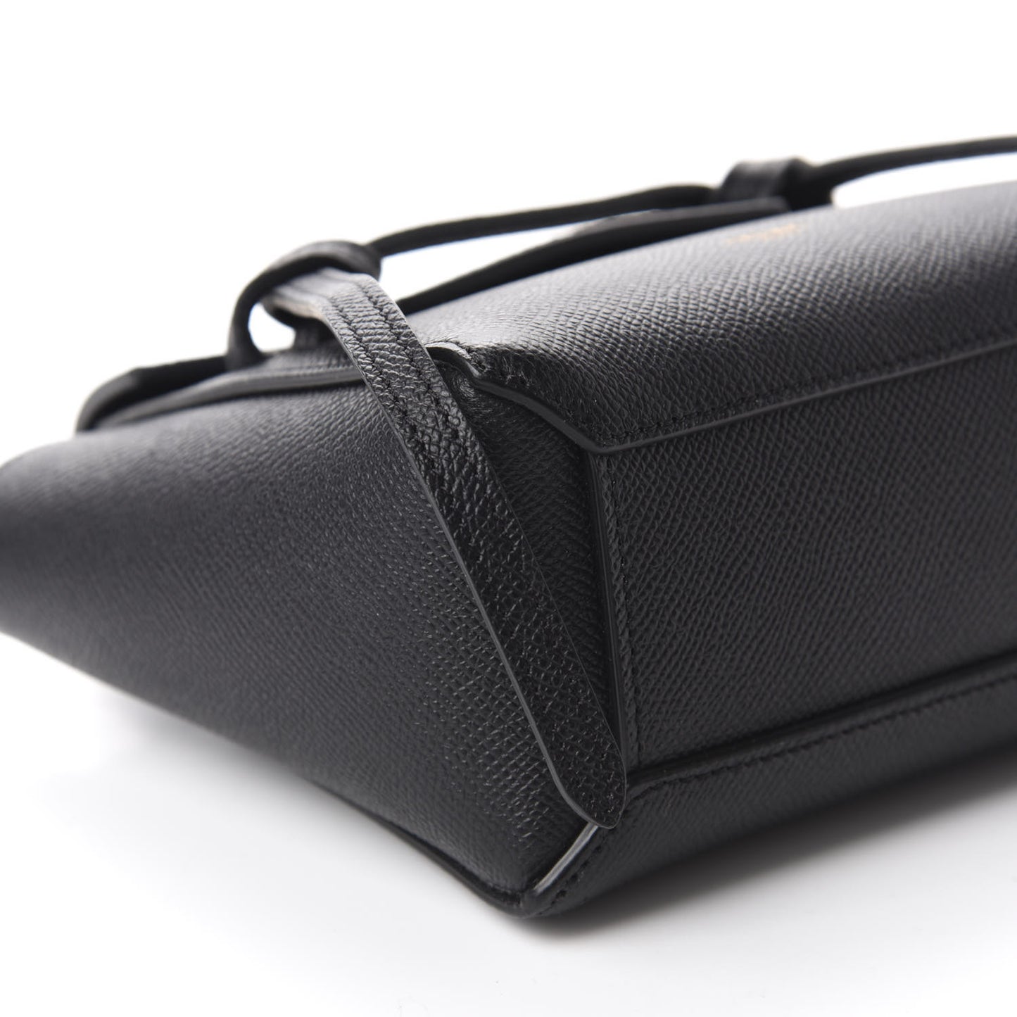 Grained Calfskin Pico Belt Bag Black