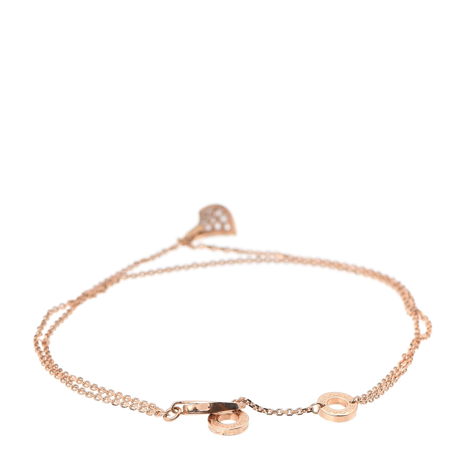 Bulgari 18K Rose Gold Diamond Divas' Dream Bracelet 6 of 12