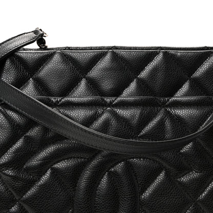 Chanel Caviar Quilted Timeless CC Soft Tote Black 7 of 9