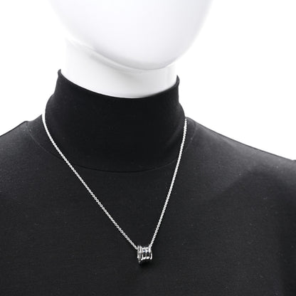 Bulgari 18K White Gold B.Zero1 Pendant Necklace 2 of 4