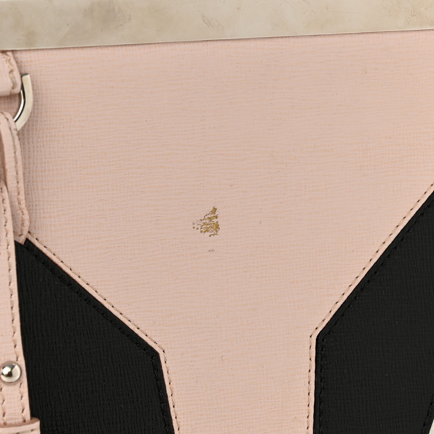 Fendi Vitello Elite Monster Petite 2Jours Tote Rosa Plaster 12 of 15