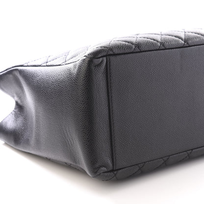 Chanel Caviar Quilted Grand Shopping Tote GST Black 5 of 10