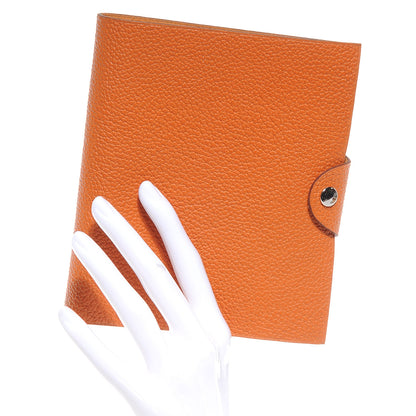 Hermes Togo Ulysse PM Notebook Cover Orange 2 of 9