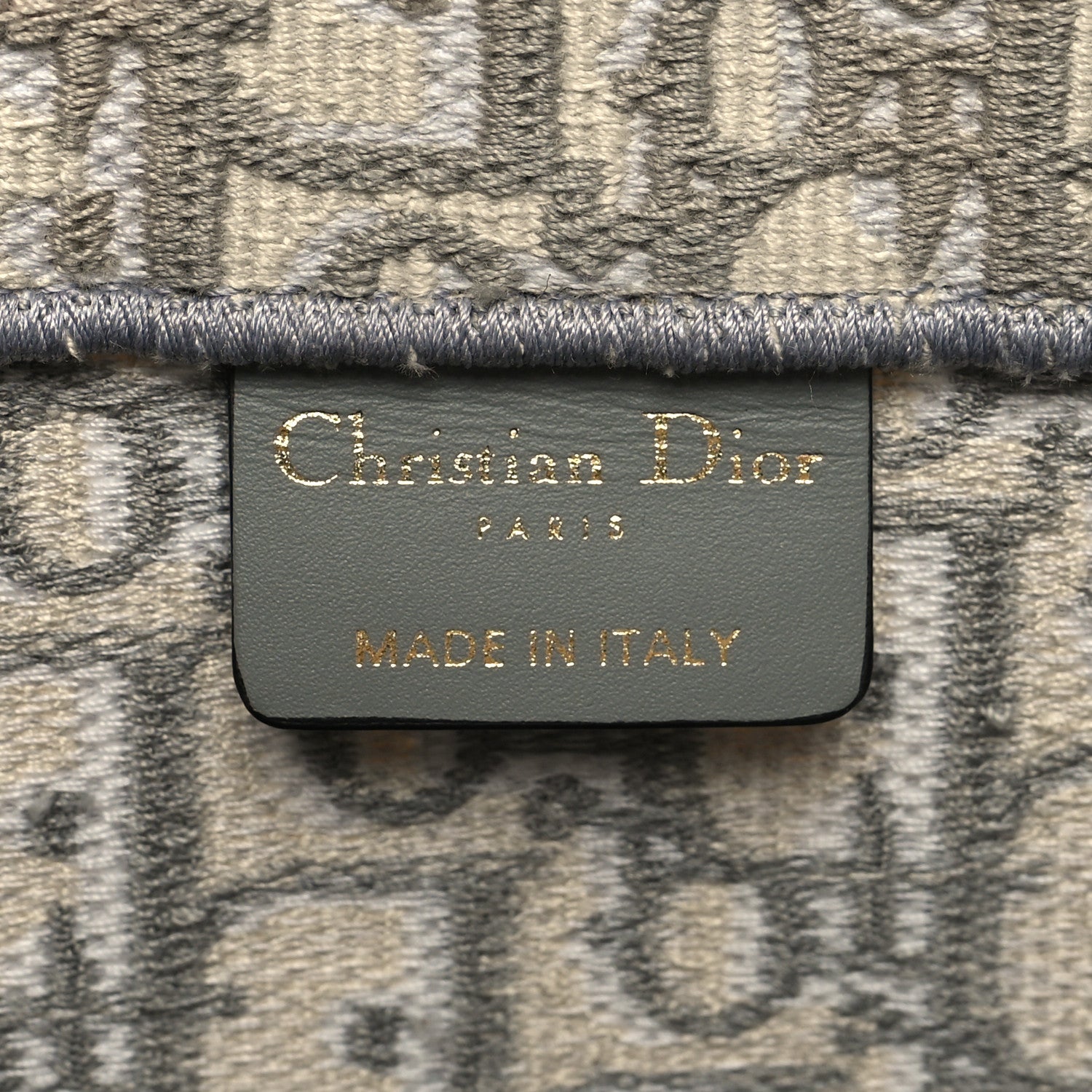 Christian Dior Oblique Medium Book Tote Grey 6 of 12