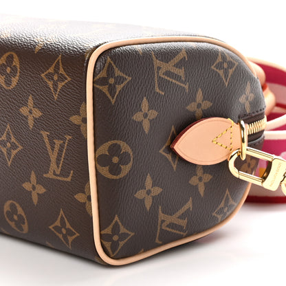 Louis Vuitton Monogram Speedy Bandouliere 20 Fuchsia 9 of 10