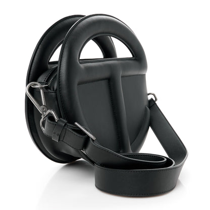 Telfar Vegan Leather Round Circle Bag Black 3 of 10