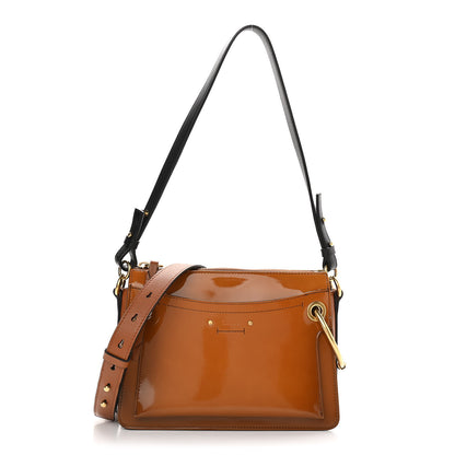 Chloe Patent Small Roy Bag Caramel 1 of 11
