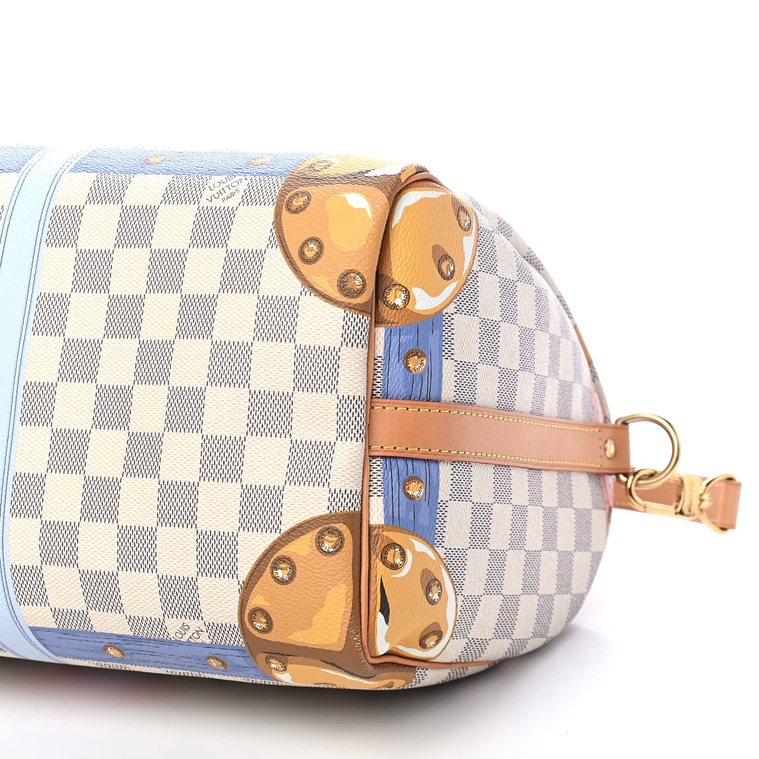 Louis Vuitton Damier Azur Summer Trunks Speedy Bandouliere 30 9 of 9