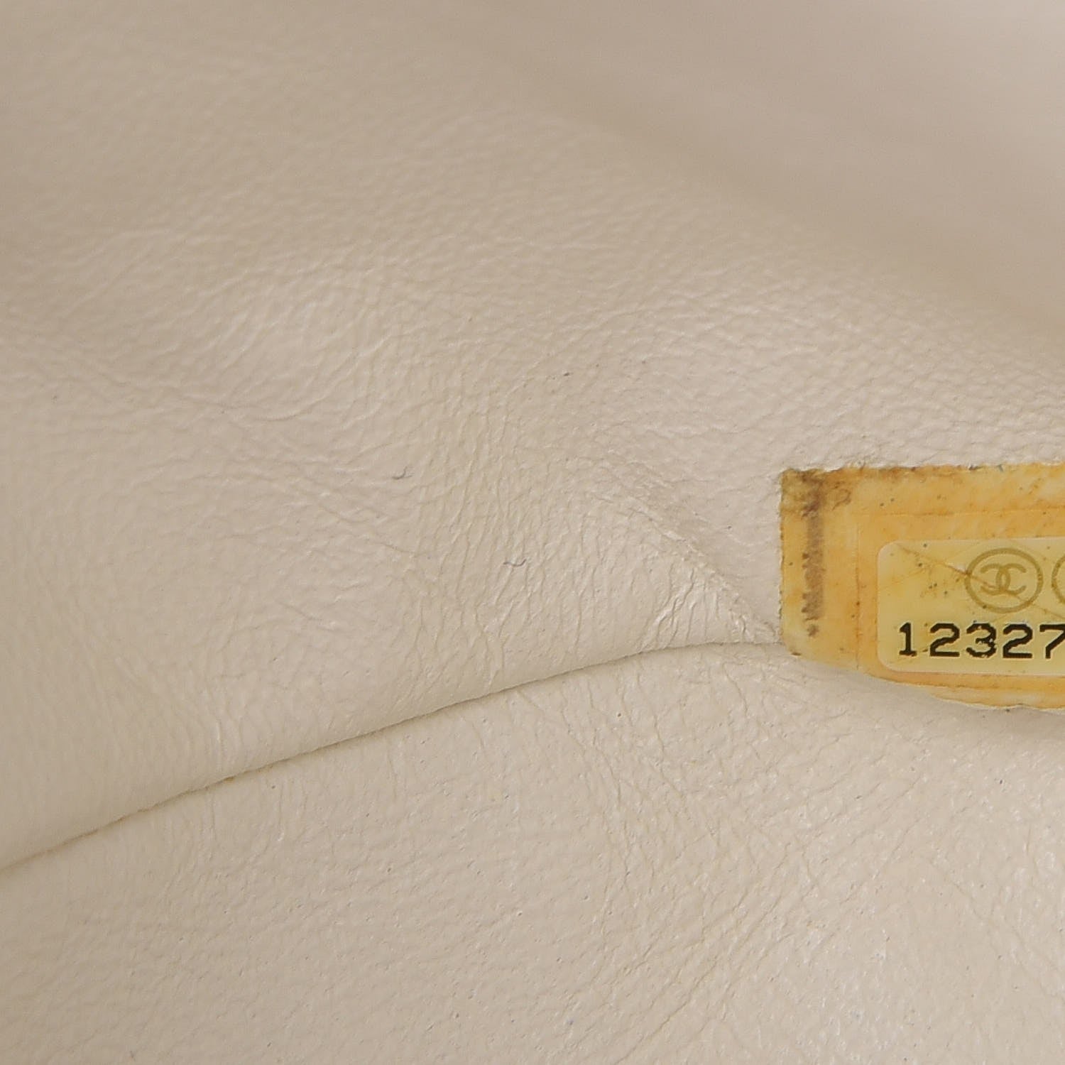 Chanel Caviar Quilted Jumbo Single Flap White 9 of 14