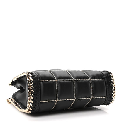 Stella McCartney Vegan Leather Quilted Tiny Falabella Tote Black 7 of 19