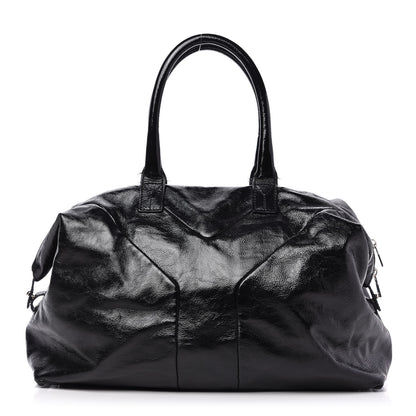 Saint Laurent Textured Patent Medium Easy Y Bag Black 1 of 16