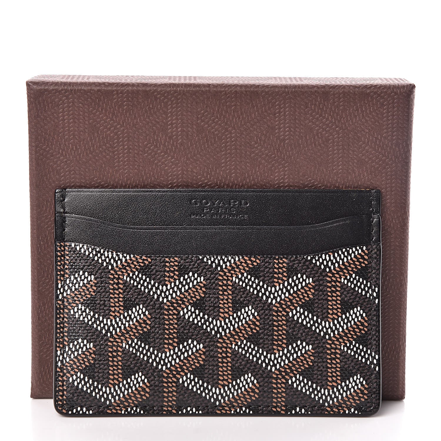 Goyard Goyardine Saint Sulpice Card Holder Black 7 of 7