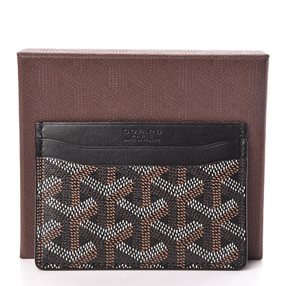 Goyard Goyardine Saint Sulpice Card Holder Black 7 of 7