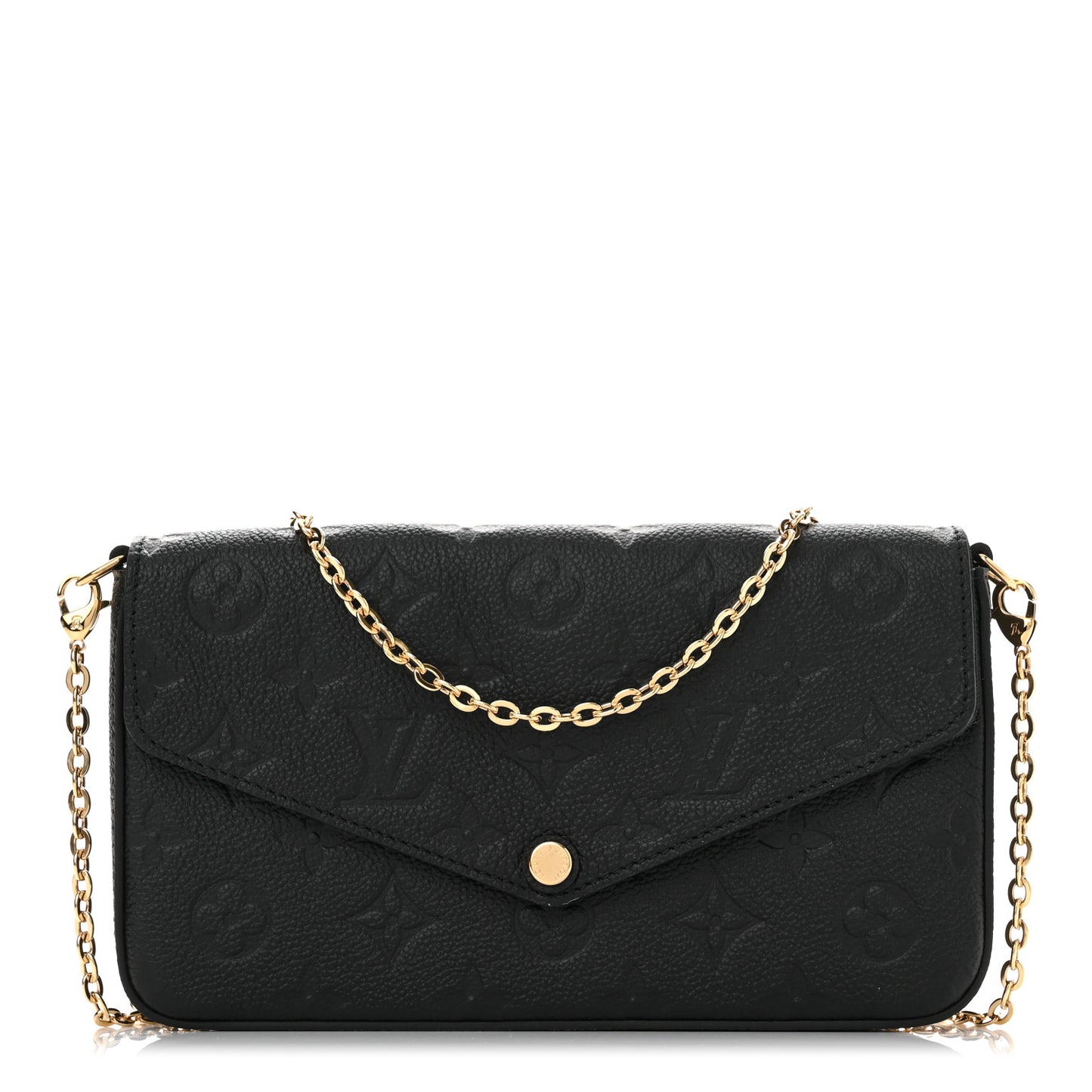 Empreinte Pochette Felicie Chain Wallet Black