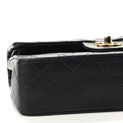 Chanel Lambskin Quilted Small Double Flap Black 9 of 11