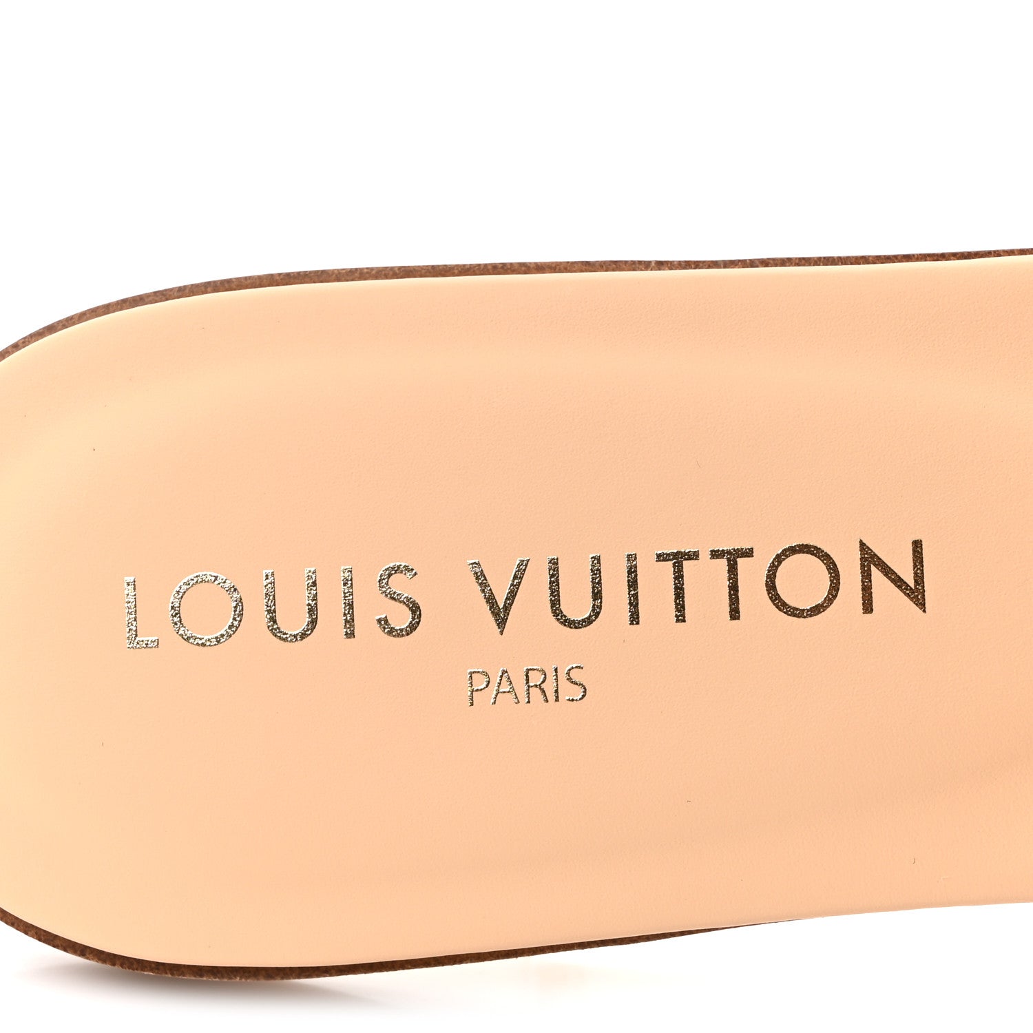 Louis Vuitton Monogram LV Frame Flat Mule 40 Dune Beige 8 of 10