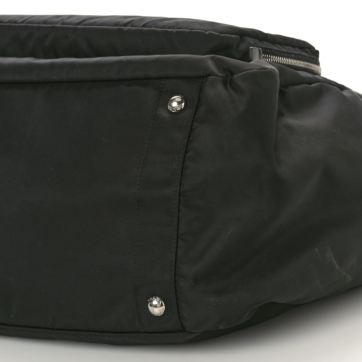 Nylon Vela Baby Bag Black