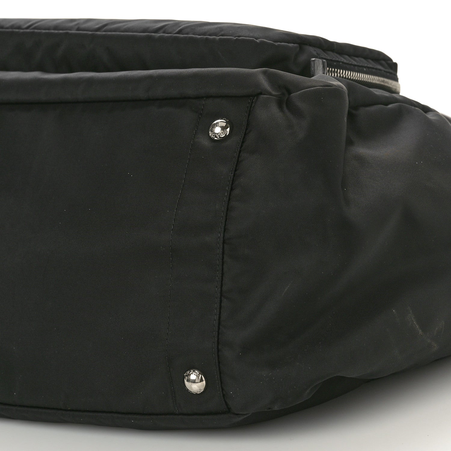 Prada Nylon Vela Baby Bag Black 11 of 12