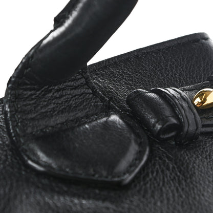 Burberry Calfskin House Check Small Banner Tote Black 11 of 12