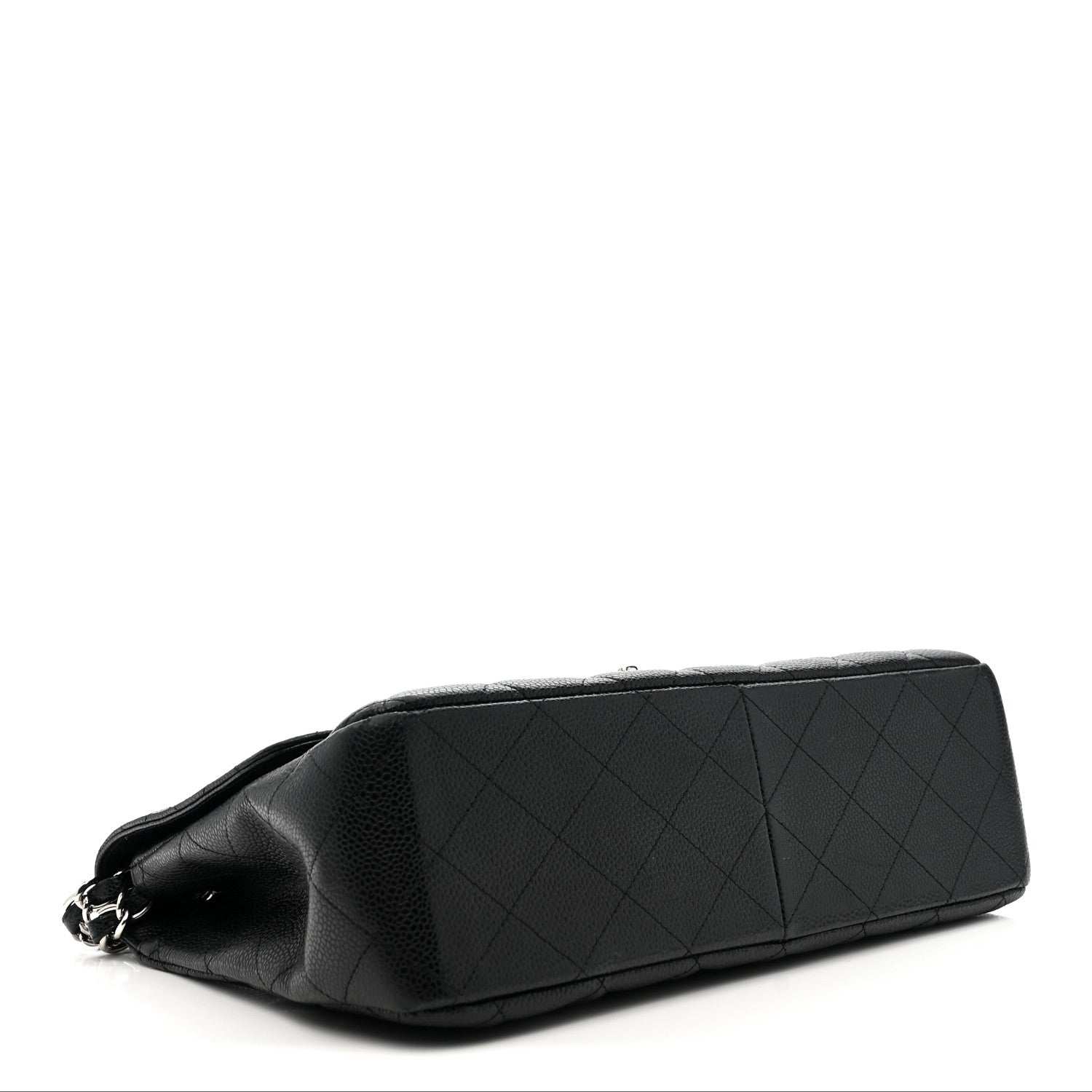 Chanel Caviar Quilted Jumbo Single Flap Black 4 of 10