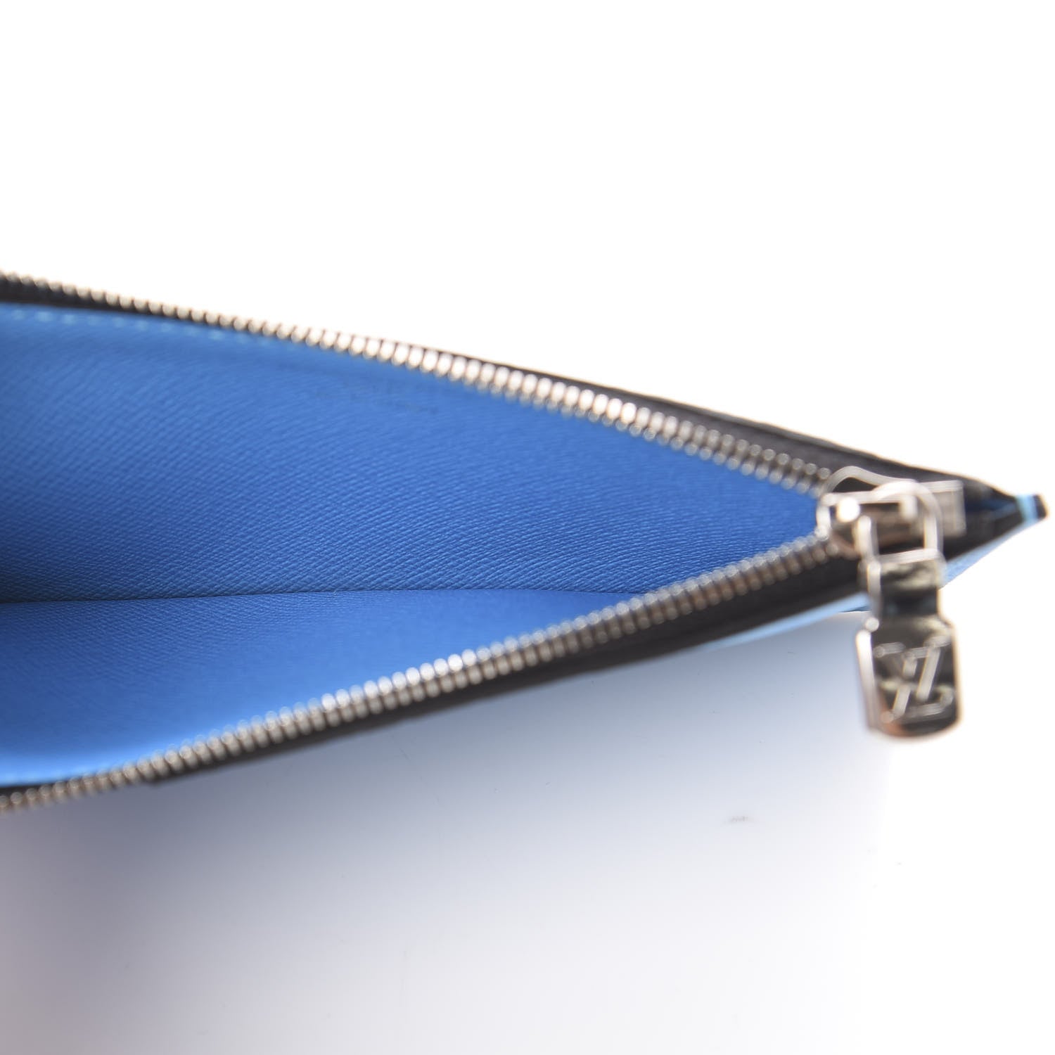 Louis Vuitton Taigarama Coin Card Holder Blue Lagoon 4 of 6