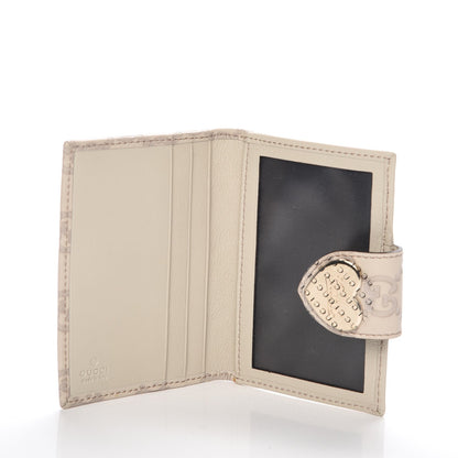 Gucci Guccissima Heart Travel Wallet Off White 5 of 9