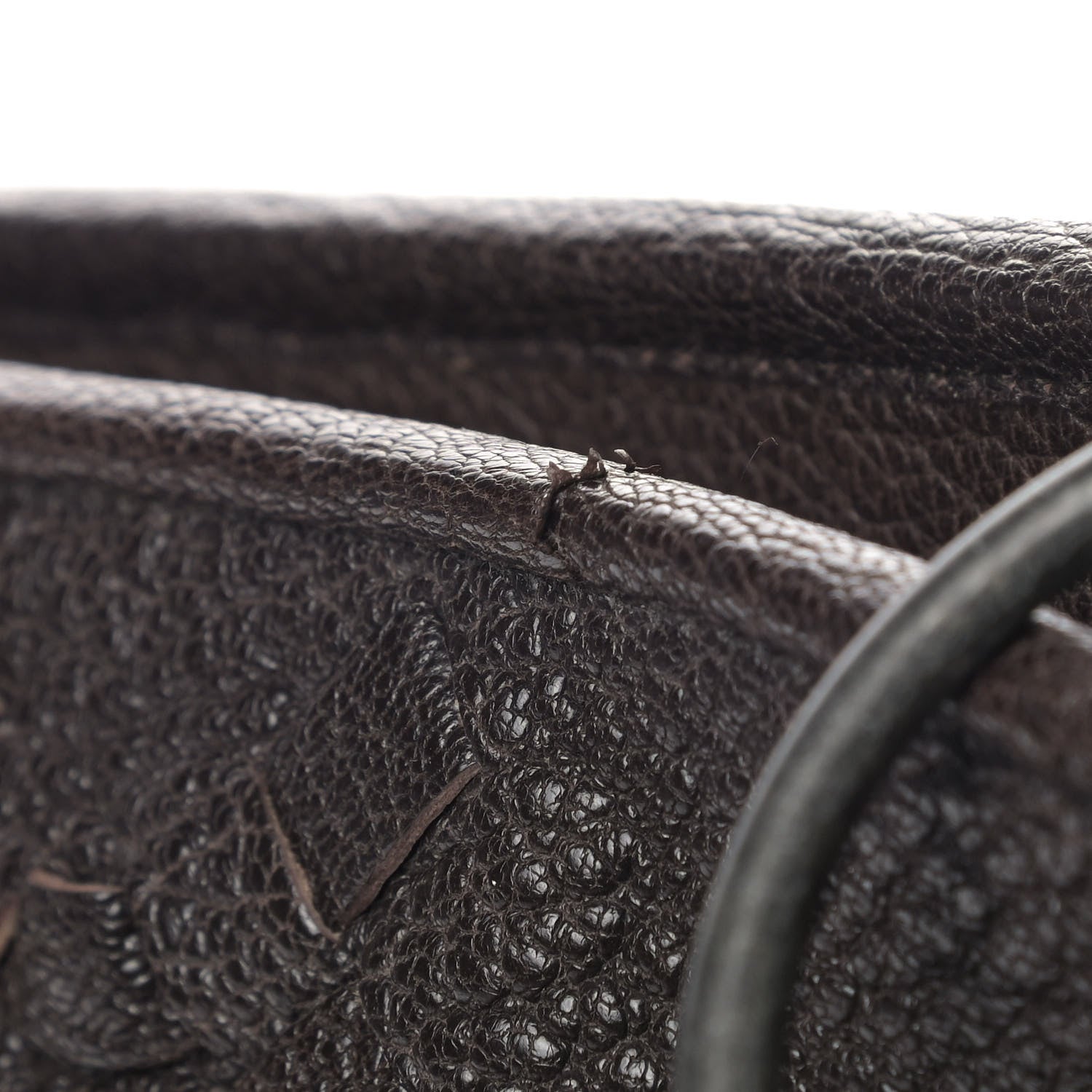 Bottega Veneta Cervo Deerskin Woven Hobo Ebano 11 of 11