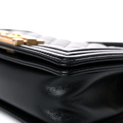 Chanel Caviar Quilted Small Boy Flap Black 9 of 15