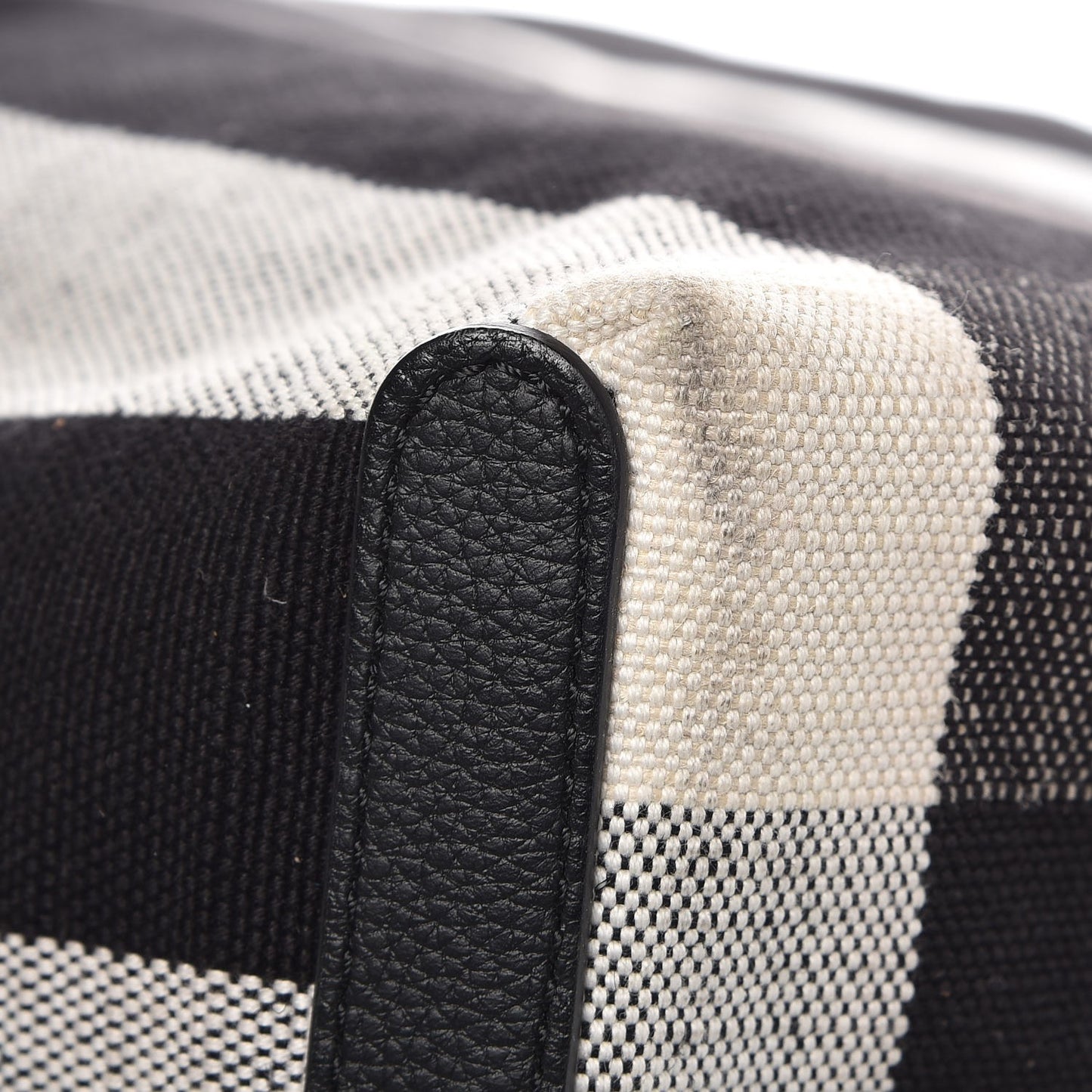 Coated Canvas Medium Reversible Doodle Tote Black