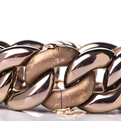 David Yurman Titanium 18K Rose Gold Diamond Belmont Curb Chain Link Bracelet 8 of 8