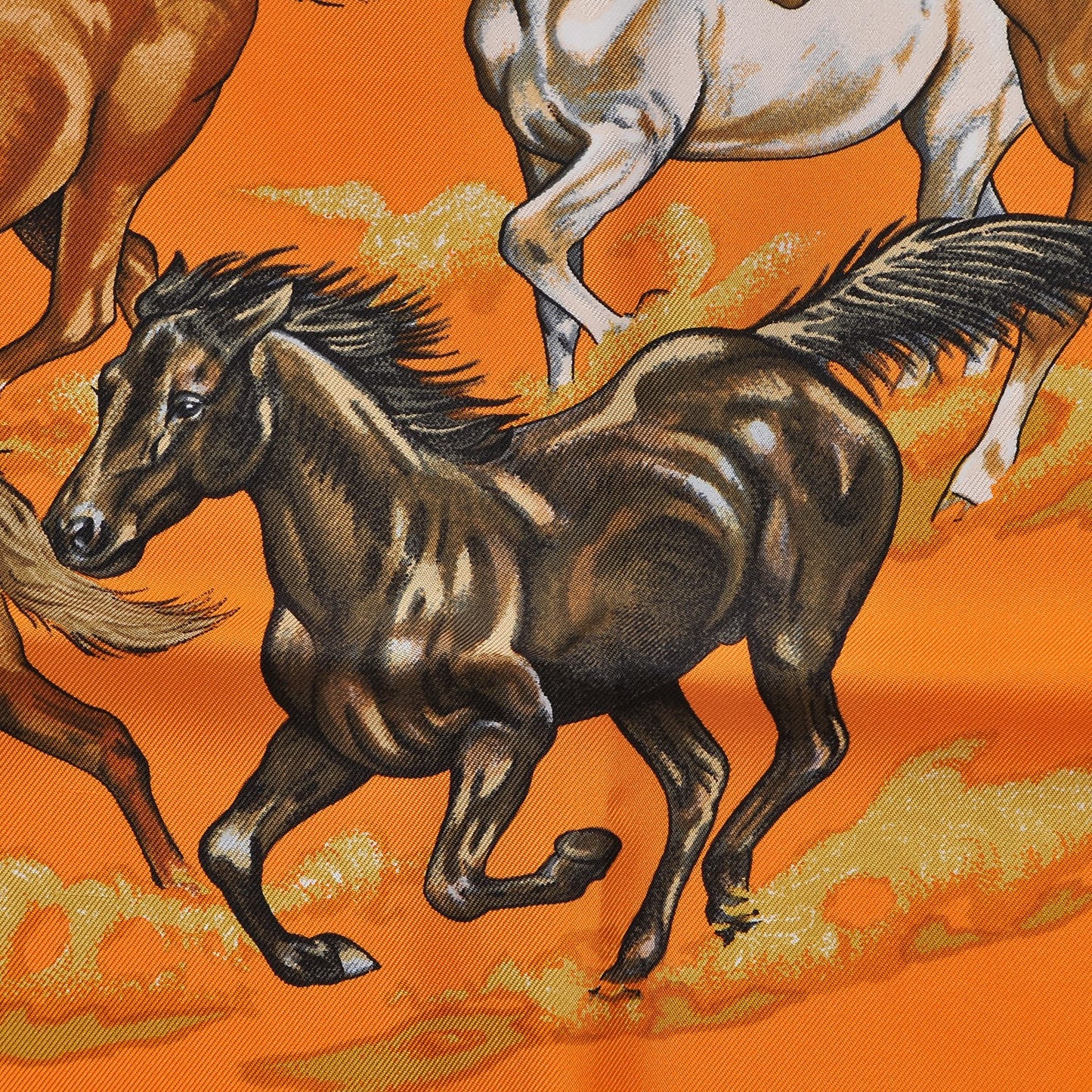 Silk Les Mustangs Scarf 90