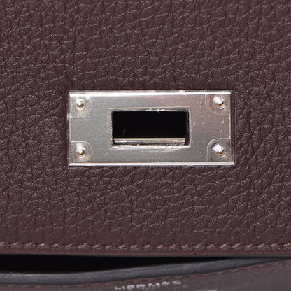 Hermes Togo Kelly Retourne 32 Chocolate 27 of 39