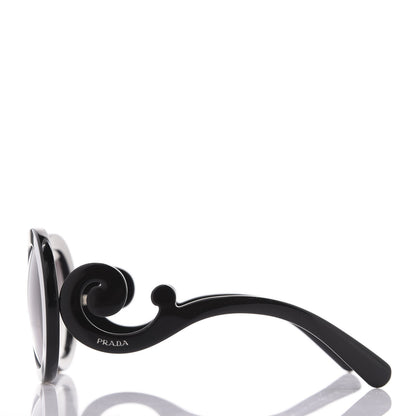 Prada Baroque Sunglasses SPR 27N Black 3 of 7
