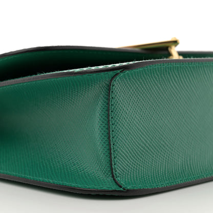 Prada Saffiano Cuir Triangle Embleme Flap Shoulder Bag Mango 9 of 12