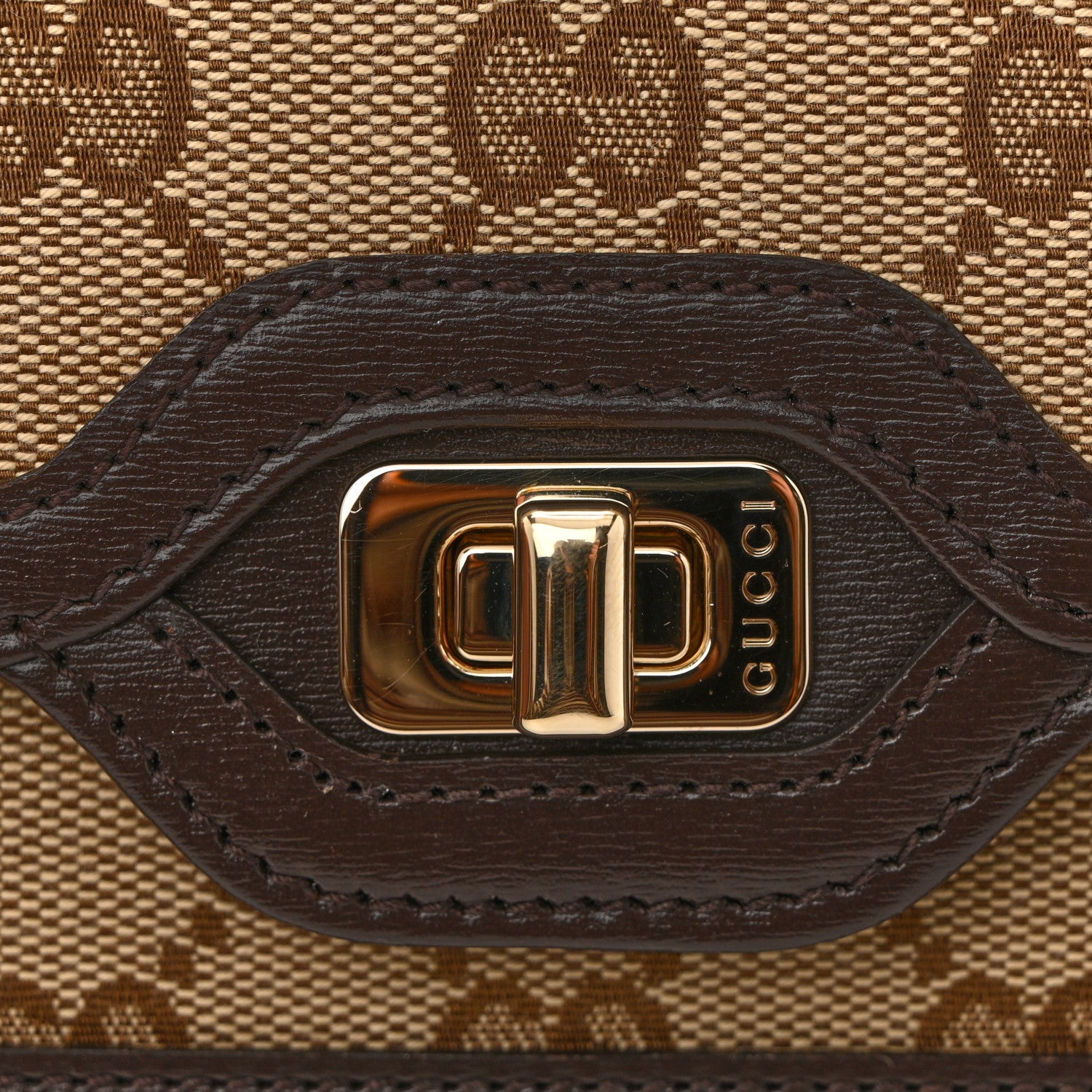 Gucci GG Monogram Mini Luce Shoulder Bag Beige Ebony 13 of 13