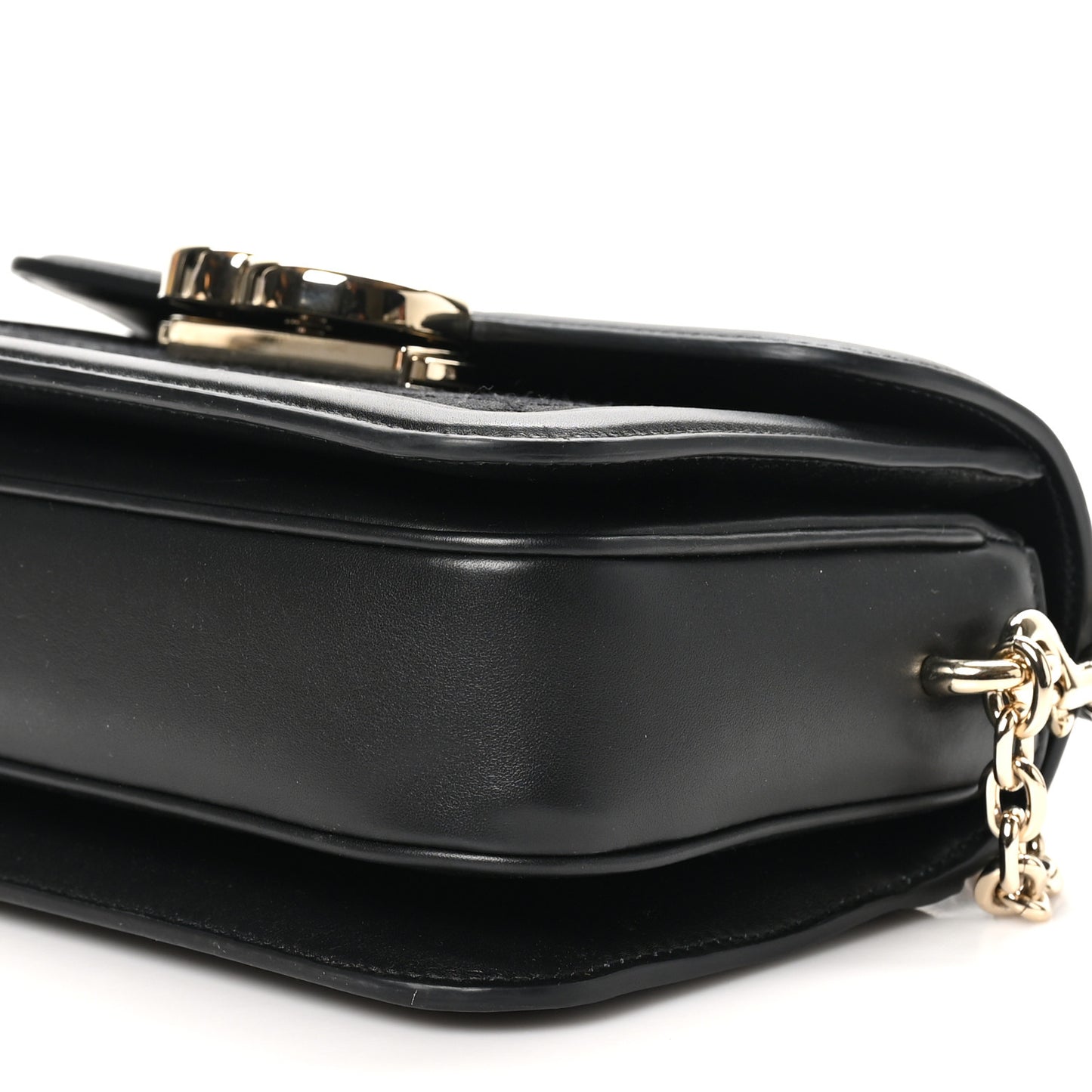 Crepe Wool Silk GG Monogram Go Small Shoulder Bag Black