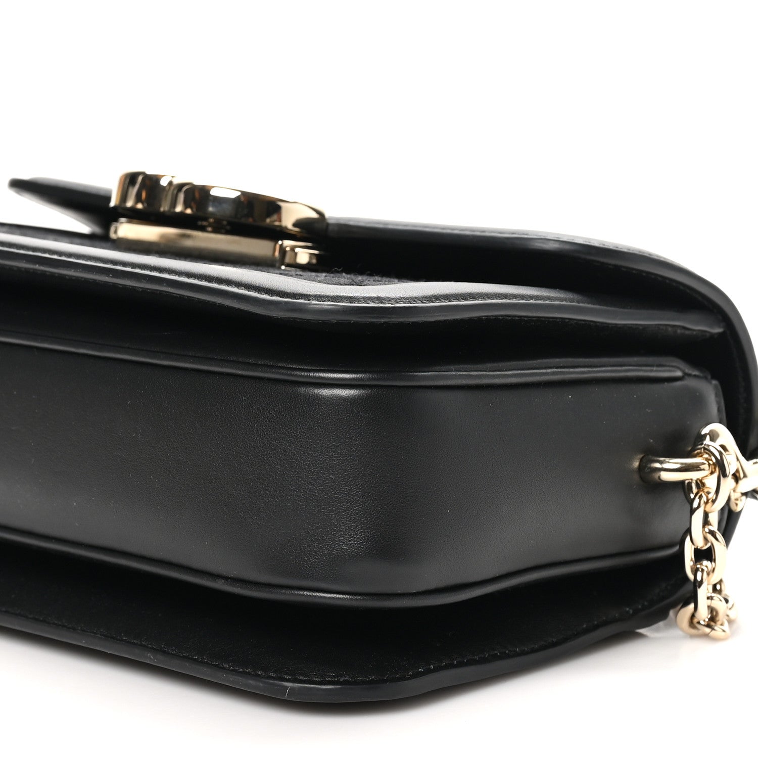 Gucci Crepe Wool Silk GG Monogram Go Small Shoulder Bag Black 10 of 10