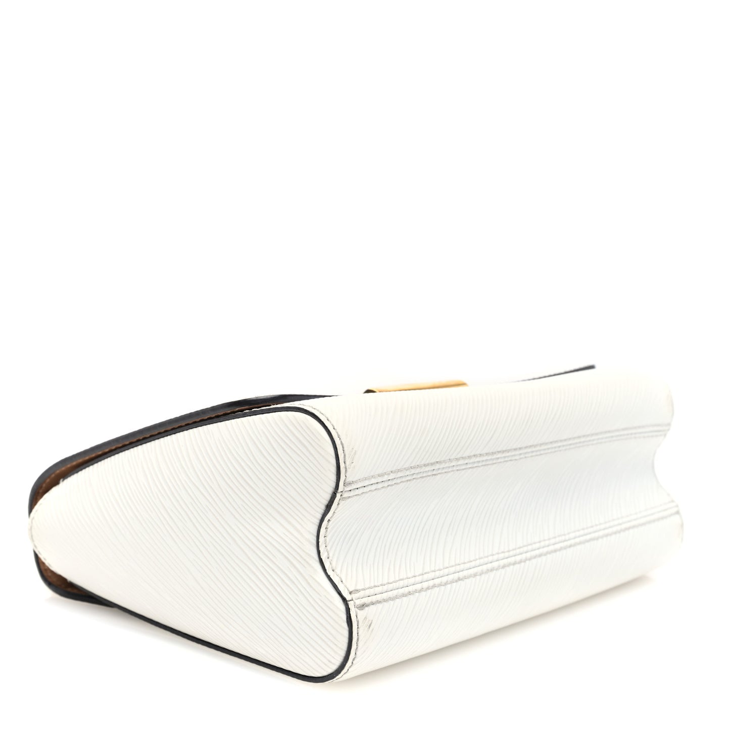 Epi Twist Shoulder Bag MM White