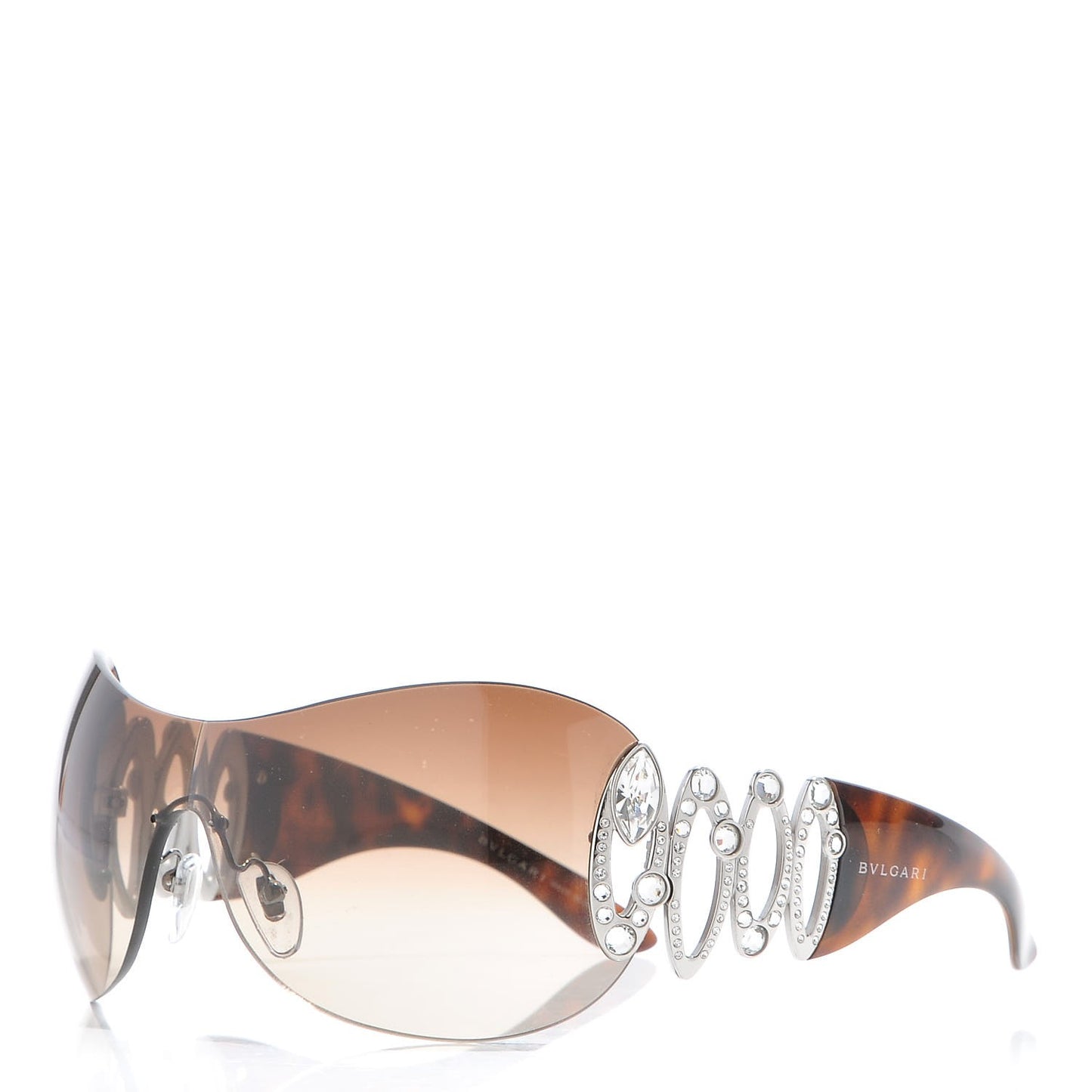 BVLGARI Crystal Sunglasses 6017-B Tortoise