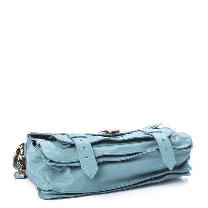 Proenza Schouler Lambskin Medium PS1 Satchel Lagoon 4 of 9
