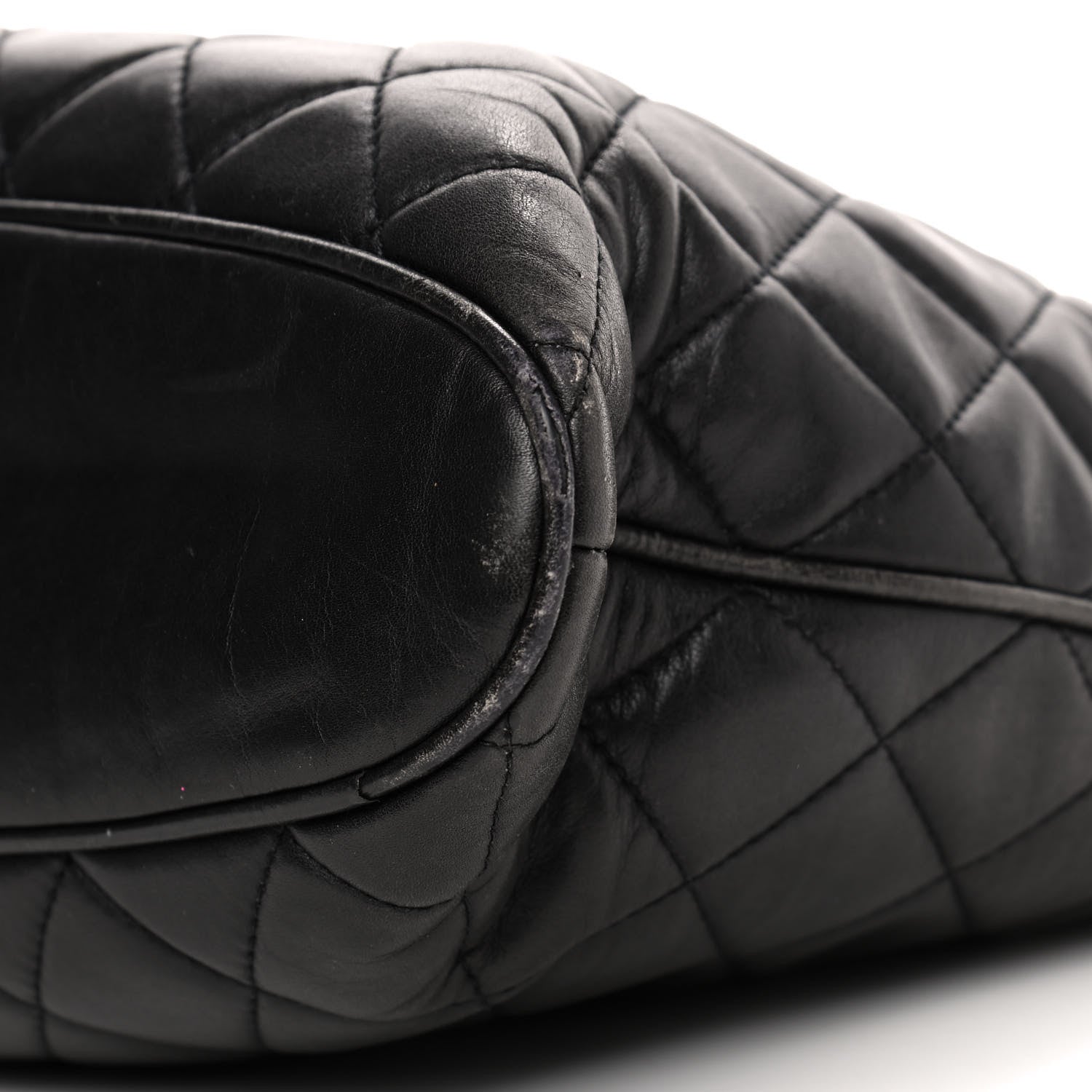 Chanel Lambskin Quilted Shoulder Bag Black 11 of 11