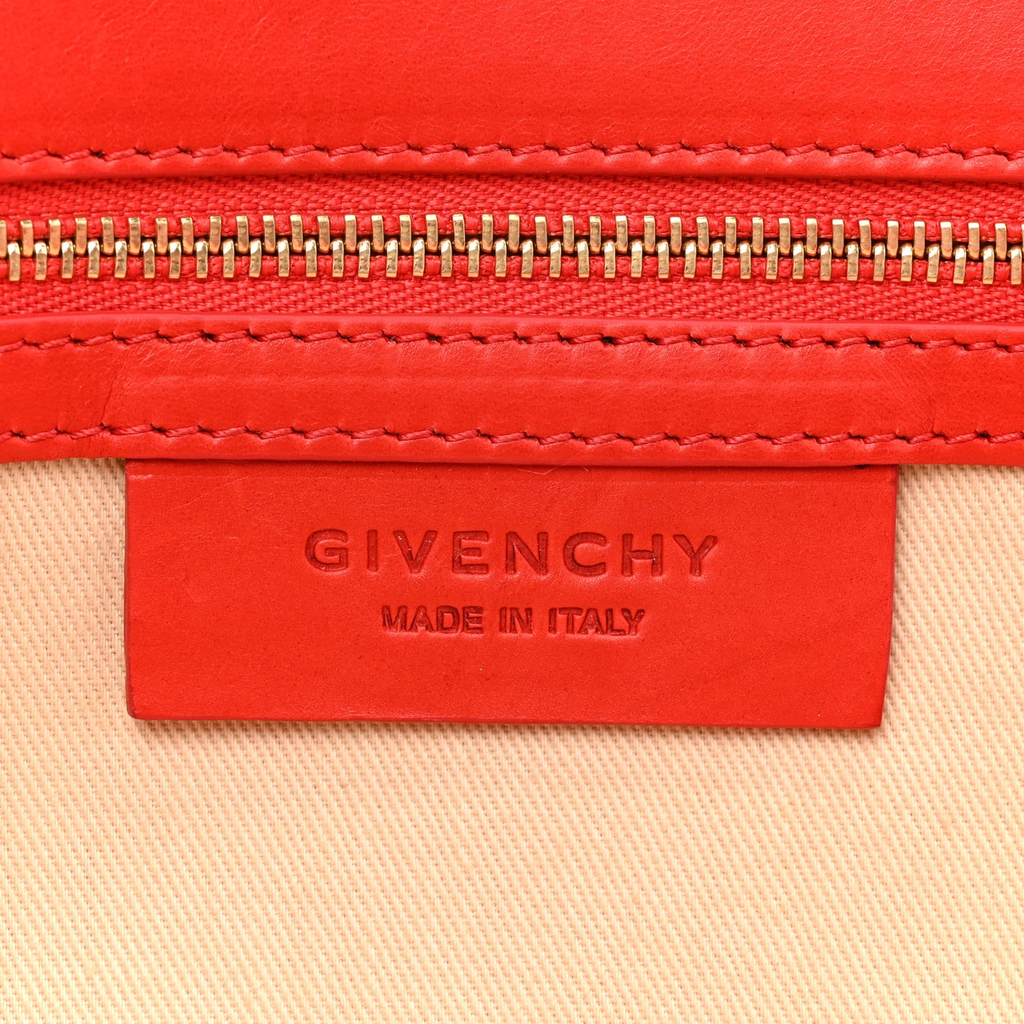 Calfskin Long Clutch With Me Blood Orange