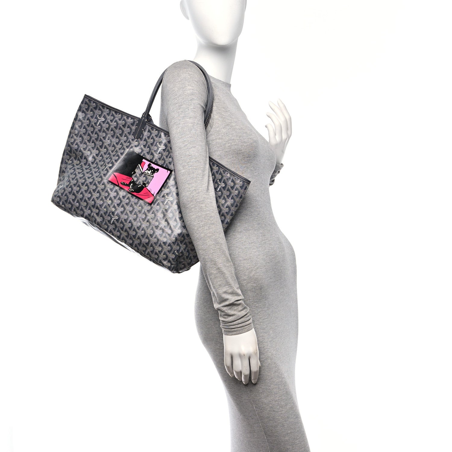 Goyard Goyardine Saint Louis PM Grey 2 of 11