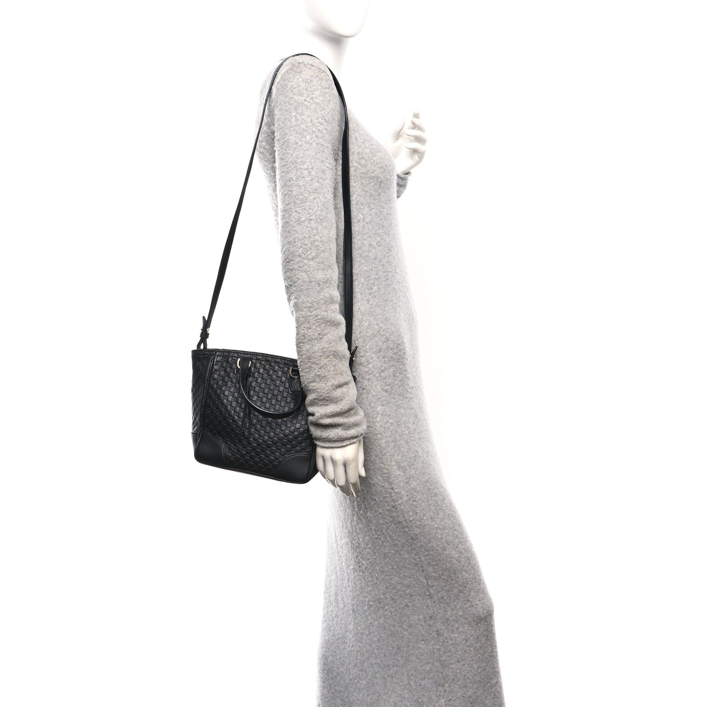 Microguccissima Small Bree Tote Black